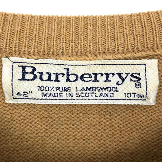 BURBERRY(バーバリー)のバーバリー 全面ノバチェック ニット セーター 可愛い 春おすすめ ウール100 メンズのトップス(ニット/セーター)の商品写真