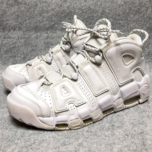 NIKE AIR MORE UPTEMPO 27cm 白 モアテン