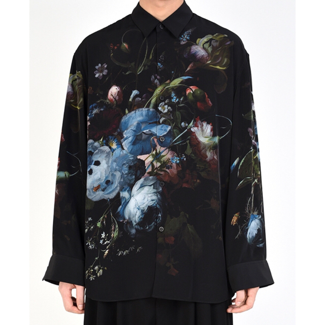 LAD MUSICIAN 19AW フラワー柄ビッグシャツ 44サイズ | www