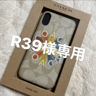 コーチ(COACH)のcoach コーチ　iPhoneケース　iPhoneX iPhoneXs 箱付き(iPhoneケース)