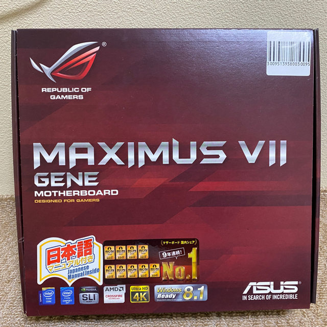 MAXIMUS VII GENE core i7 4790k メモリ16GB使用感キズありモデル