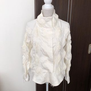 イッセイミヤケ(ISSEY MIYAKE)の美品イッセイミヤケＨaaTデザインブルゾン☆(ブルゾン)