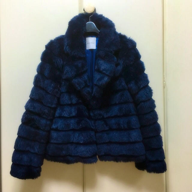 BLISS POINT(ブリスポイント)の美品BLISSPOINTファーコート レディースのジャケット/アウター(毛皮/ファーコート)の商品写真