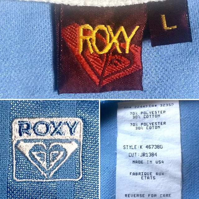 Roxy(ロキシー)の[セール] ROXY ジャージユニフォーム　Made in USA Size L レディースのトップス(Tシャツ(長袖/七分))の商品写真