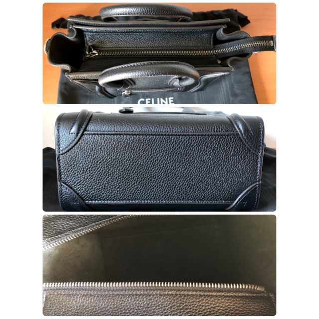 celine(セリーヌ)のひな様ご専用「極美品】セリーヌ/ナノラゲージ ブラック レディースのバッグ(トートバッグ)の商品写真