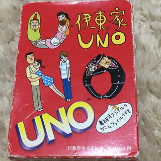 ウーノ(UNO)の伊藤家UNO 未使用品 13種類のカードゲーム ウーノ 伊藤家の食卓グッズ(トランプ/UNO)
