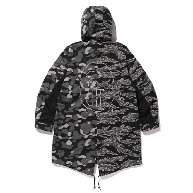 bape × undefeated M-51 hoodie jacket M