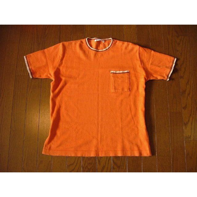 INED(イネド)の【 INED HOMMES 】コットンTeeシャツ オレンジF 安心の日本製 メンズのトップス(Tシャツ/カットソー(半袖/袖なし))の商品写真
