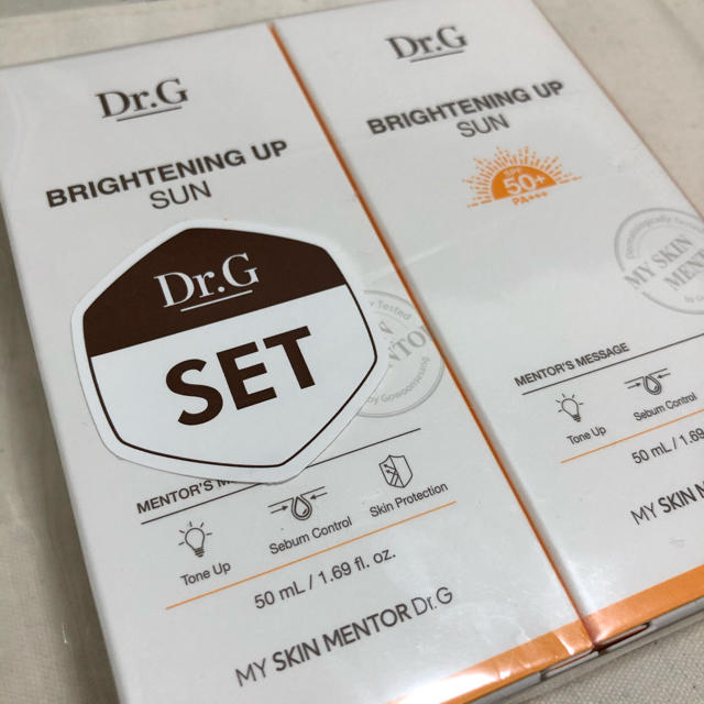 【新品・未使用】Dr.G BRIGHTENING UP SUN 日焼け止め コスメ/美容のベースメイク/化粧品(化粧下地)の商品写真