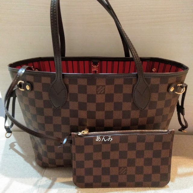 LOUIS VUITTON(ルイヴィトン)の♡極美品‼ルイヴィトンのネヴァーフルPM ポーチ付 ダミエ♡ レディースのバッグ(ショルダーバッグ)の商品写真