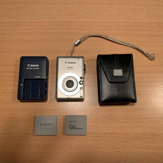 キヤノン(Canon)のCanon IXY DIGITAL 50 本体、バッテリーチャージャー、ケース(コンパクトデジタルカメラ)