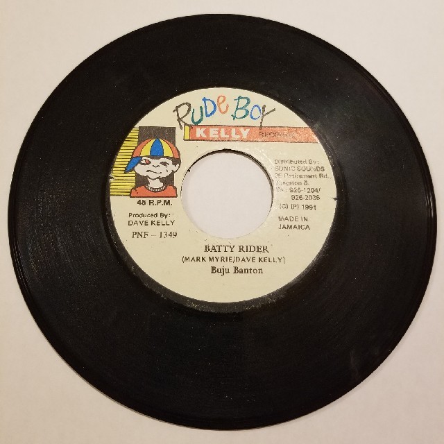 レゲエ　レコード　Buju Banton / BATTY RIDER