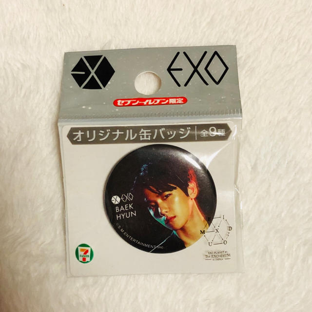 EXO(エクソ)のベクヒョン　缶バッチ エンタメ/ホビーのタレントグッズ(アイドルグッズ)の商品写真