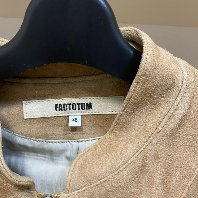 FACTOTUM   未使用FACTOTUM スエードジャケットの通販 by u's shop