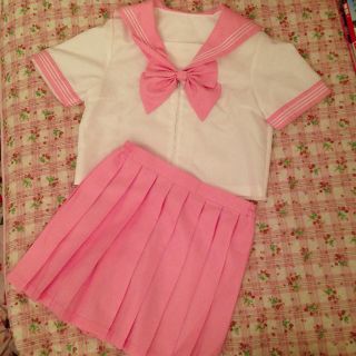 ボディライン(BODYLINE)のセーラー服♡ピンク(セット/コーデ)