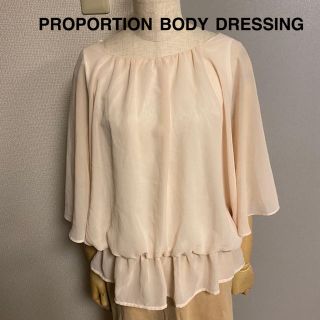 プロポーションボディドレッシング(PROPORTION BODY DRESSING)の【PROPORTION BODY DRESSING】シフォン　ドルマン　ブラウス(シャツ/ブラウス(半袖/袖なし))