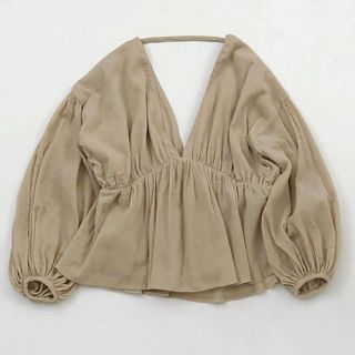 トゥデイフル(TODAYFUL)のTodayful Vneck Crape Blouse(シャツ/ブラウス(長袖/七分))