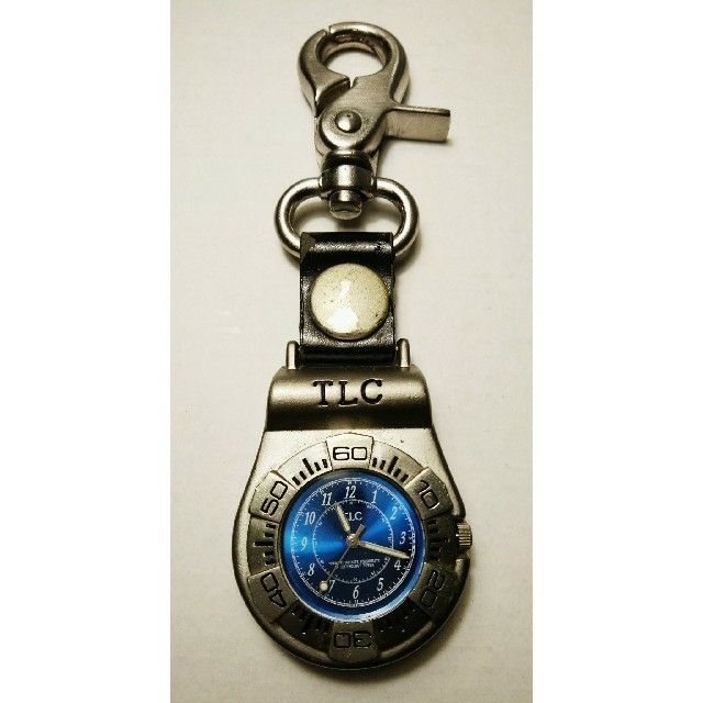 TLC　ブルー　時計キーホルダータイプ メンズの時計(その他)の商品写真