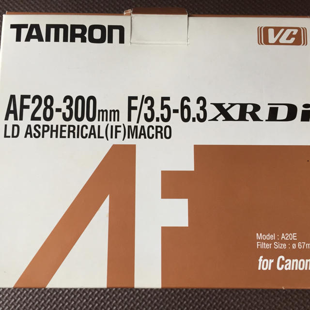 TAMRON 高倍率ズームAF28-300mm Canonカメラ