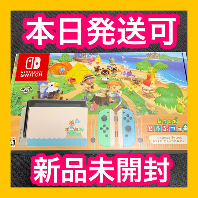 Nintendo Switch(ニンテンドースイッチ)のNintendo Switch　あつまれ どうぶつの森　同梱版セット エンタメ/ホビーのゲームソフト/ゲーム機本体(家庭用ゲーム機本体)の商品写真