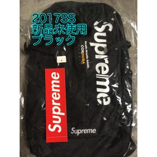 シュプリーム(Supreme)の新品supreme backpack 17SS black バックパック 黒(バッグパック/リュック)