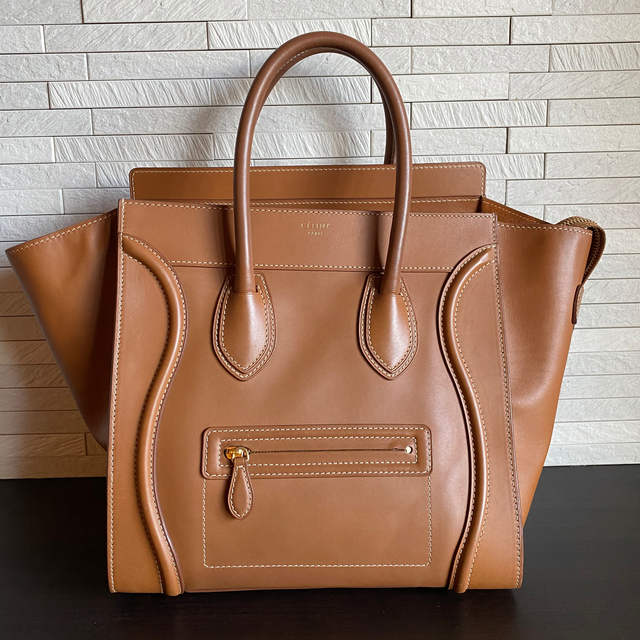 輝く高品質な celine - セリーヌ ラゲージミニショッパー トートバッグ
