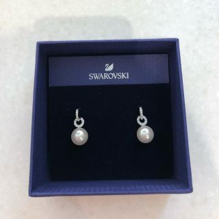 スワロフスキー(SWAROVSKI)のスワロフスキー　クリスタルパールピアス(ピアス)