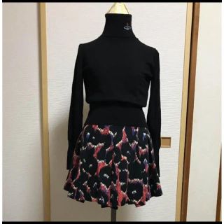 ヴィヴィアンウエストウッド(Vivienne Westwood)の【値下げ】ヴィヴィアンウエストウッド ヒョウ柄スカート(ひざ丈スカート)