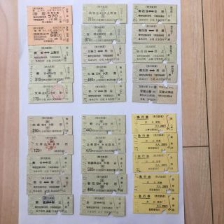 秩父鉄道　硬券30枚セット3  連絡券2枚含む(鉄道)