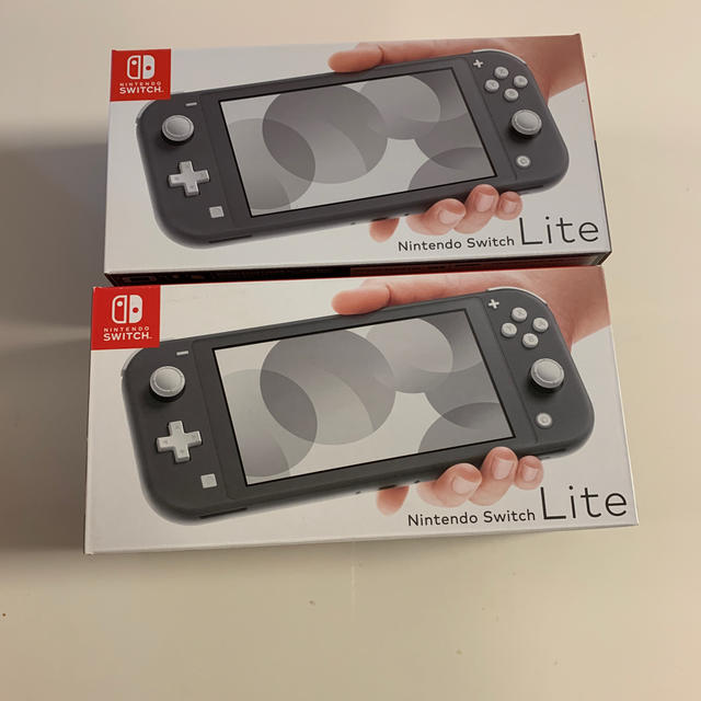 任天堂本日中まで‼️Nintendo Switch Liteグレー2台　新品未使用