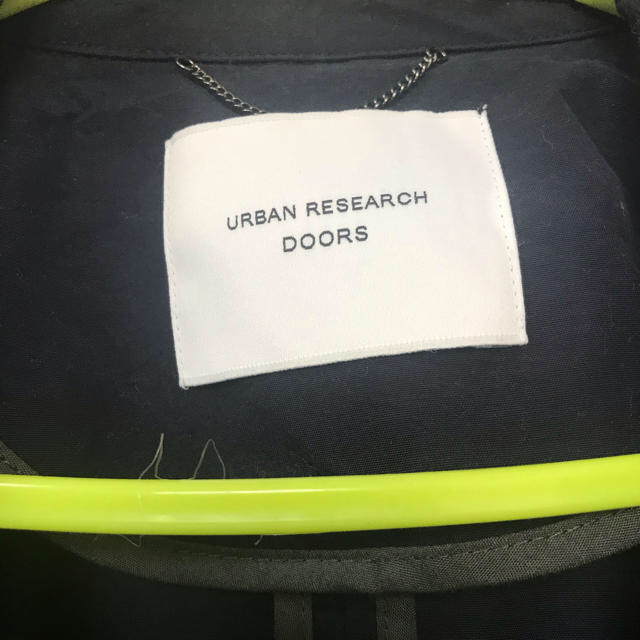 URBAN RESEARCH(アーバンリサーチ)のアーバンリサーチドアーズ　ロングトレンチコートネイビー レディースのジャケット/アウター(トレンチコート)の商品写真