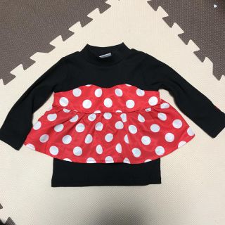 フタフタ(futafuta)のミニーちゃんトップス　80サイズ(Ｔシャツ)