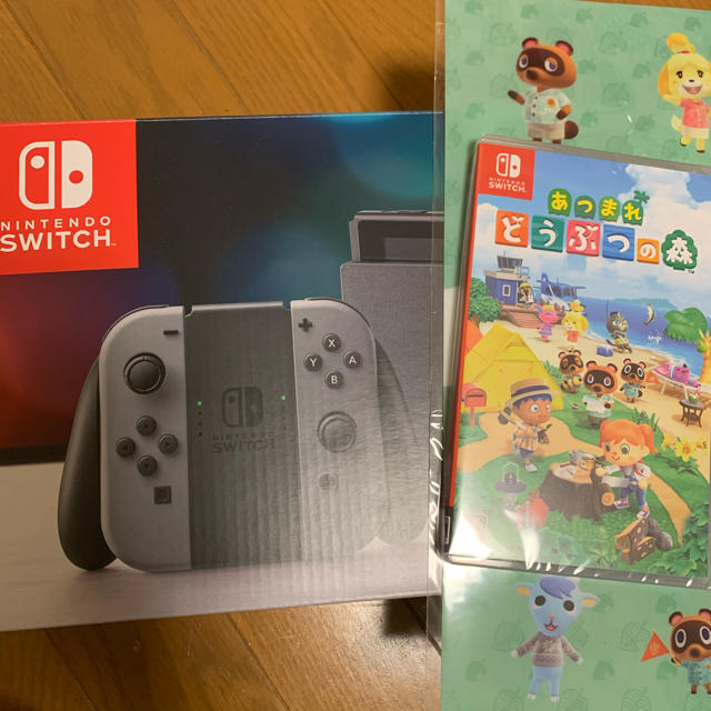 はやし様専用Nintendo Switch 中古本体＆どうぶつの森ソフトのセットの