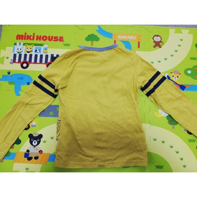 BeBe(ベベ)のSLAP  SLIP★恐竜柄ロングTシャツ キッズ/ベビー/マタニティのキッズ服男の子用(90cm~)(Tシャツ/カットソー)の商品写真