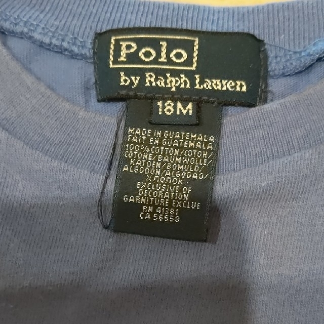 POLO RALPH LAUREN(ポロラルフローレン)の(なつみ様専用です！！)ラルフローレン 18M キッズ/ベビー/マタニティのキッズ服男の子用(90cm~)(Tシャツ/カットソー)の商品写真