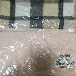 バーバリーブルーレーベル(BURBERRY BLUE LABEL)のチェックのみ　ブルーレーベル クレストブリッジ　ハンカチ(ハンカチ)