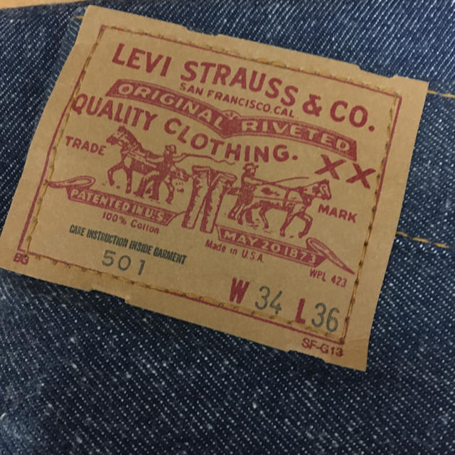 Levi's - 1986年10月製 Levi's501 80'sヴィンテージ USA 34×36の Levi's - 1986年10月製 Levi's501 80'sヴィンテージ USA 34×36の