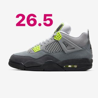 ナイキ(NIKE)の26.5 NIKE AIR JORDAN4 95 NEON(スニーカー)