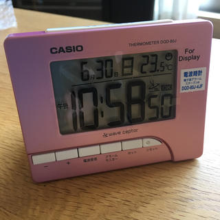 カシオ(CASIO)の未使用品＊CASIO電波時計(置時計)