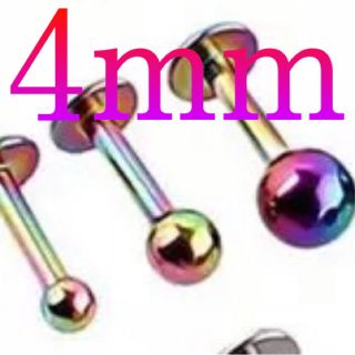 ［5個入り］4mmボール　ピアス(ピアス)