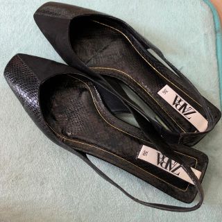 ザラ(ZARA)のZARA スリングバック★バレリーナシューズ(バレエシューズ)