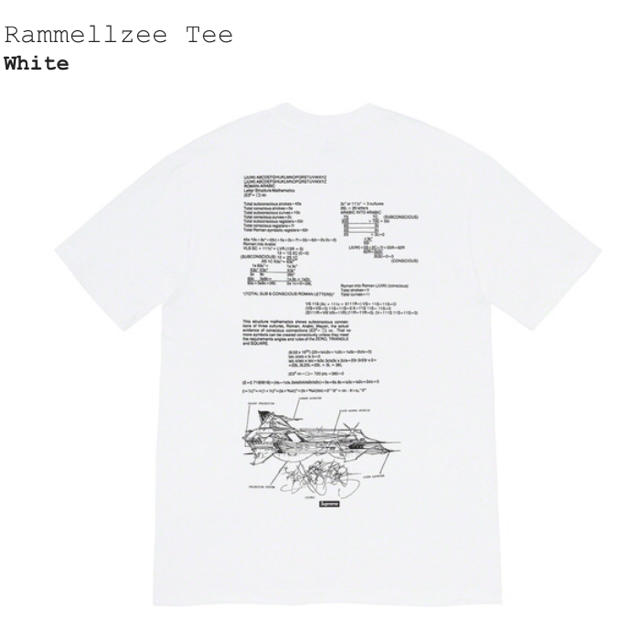 けします Supreme Supreme Rammellzee tee T-shirtの通販 by たっけ's