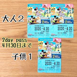 ディズニー(Disney)の◆ディズニーリゾートライン　2daypass(遊園地/テーマパーク)