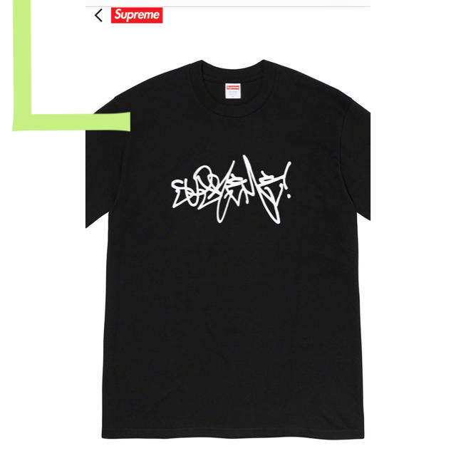 supreme Rammellzee Tag Tee Black 黒