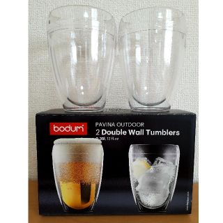 ボダム(bodum)のbodum　ボダム　ダブルウォールタンブラー　350ml　2個セット(グラス/カップ)