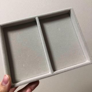 ムジルシリョウヒン(MUJI (無印良品))の無印良品 アクリルケース用 ベロア仕切り(小物入れ)