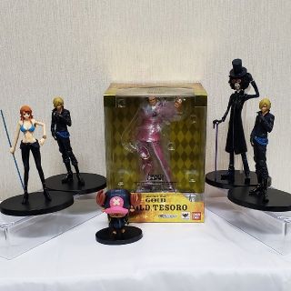 バンプレスト(BANPRESTO)のワンピース フィギュアーツ テゾーロ サンジ ナミ ブルック フィギュア(フィギュア)