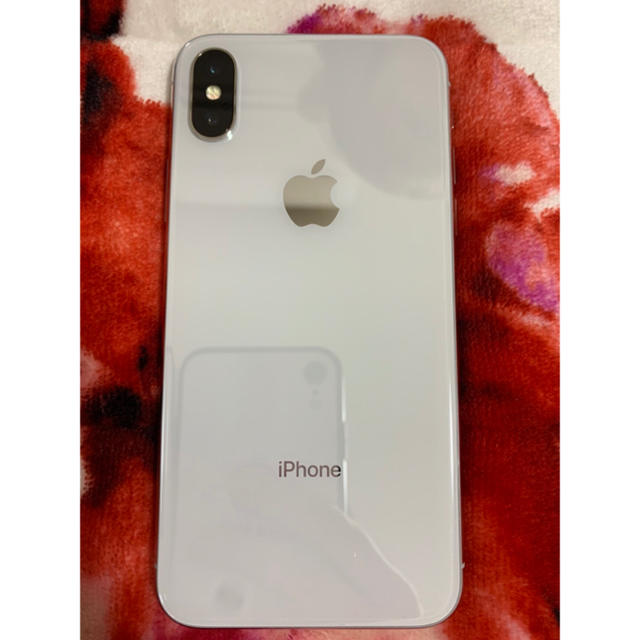 iPhone X 256G シルバー　simフリー