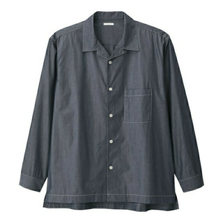 ジーユー(GU)の新品未開封 綿100％オープンカラー オーバーサイズシャツ(シャツ)