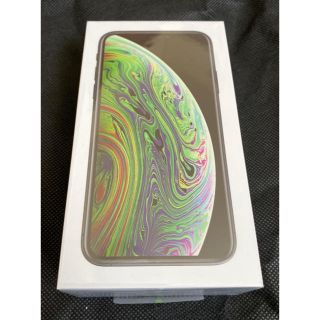 アイフォーン(iPhone)のiPhoneXS 256GB スペースグレイ 新品未使用 SIMロック解除済(スマートフォン本体)